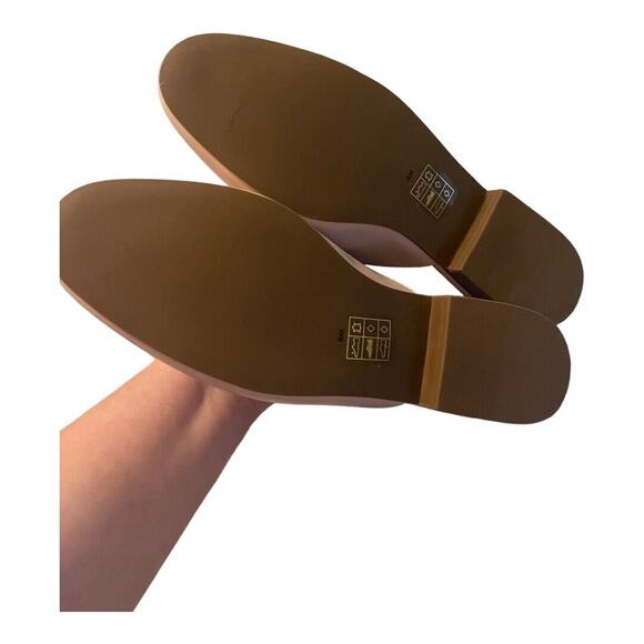 Jack Rogers Mules Women 8 Blush Pink Slip-On Delaney NWT - Picture 6 of 7